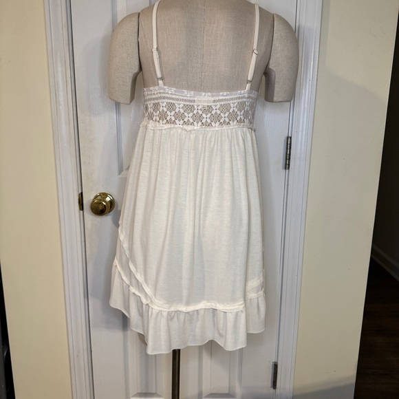 POL Ivory Babydoll Lace Boho Tank Top Dress Small SMT2667 – NWOT - Picture 2 of 7